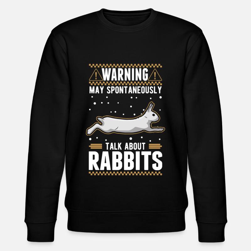Rabbit Rabbit Rabbit - Stanley/Stella CHANGER Unisex Organic Sweatshirt - black