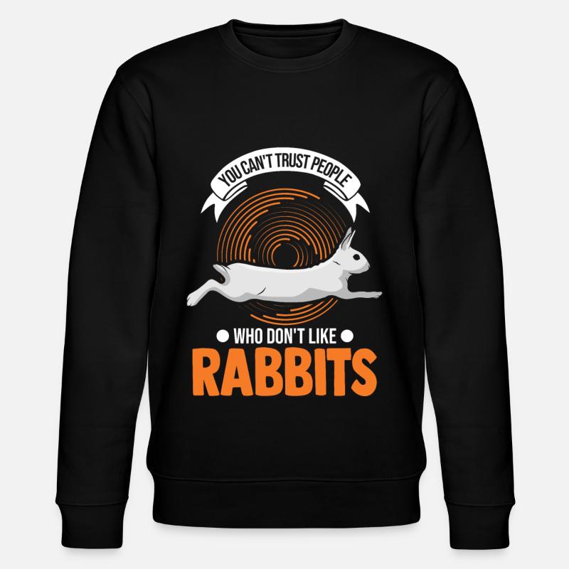 Lapin lapin lapin lapin - Sweat bio CHANGER Stanley/Stella Unisexe - noir