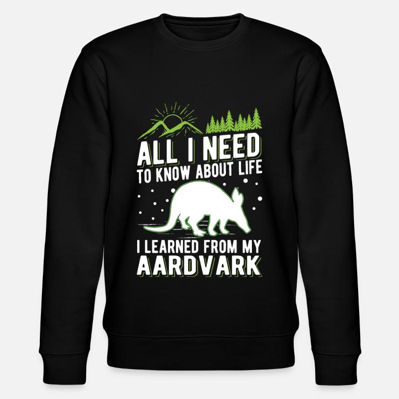 Aardvark Cadeau Aardvark - Sweat bio CHANGER Stanley/Stella Unisexe - noir
