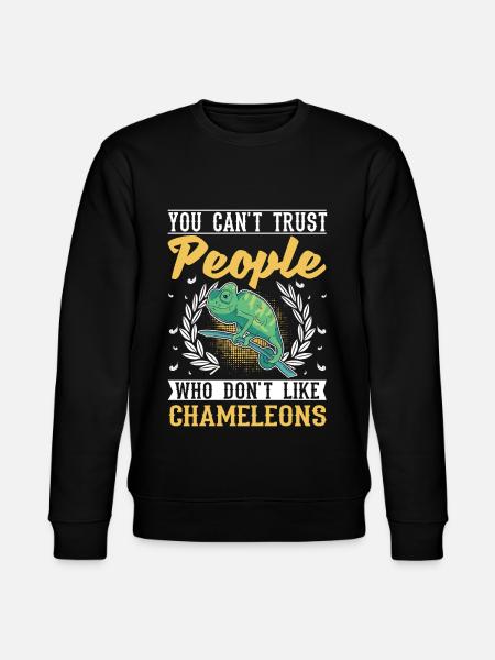 Chameleon Gift Chameleon - Stanley/Stella CHANGER Unisex Organic Sweatshirt - black