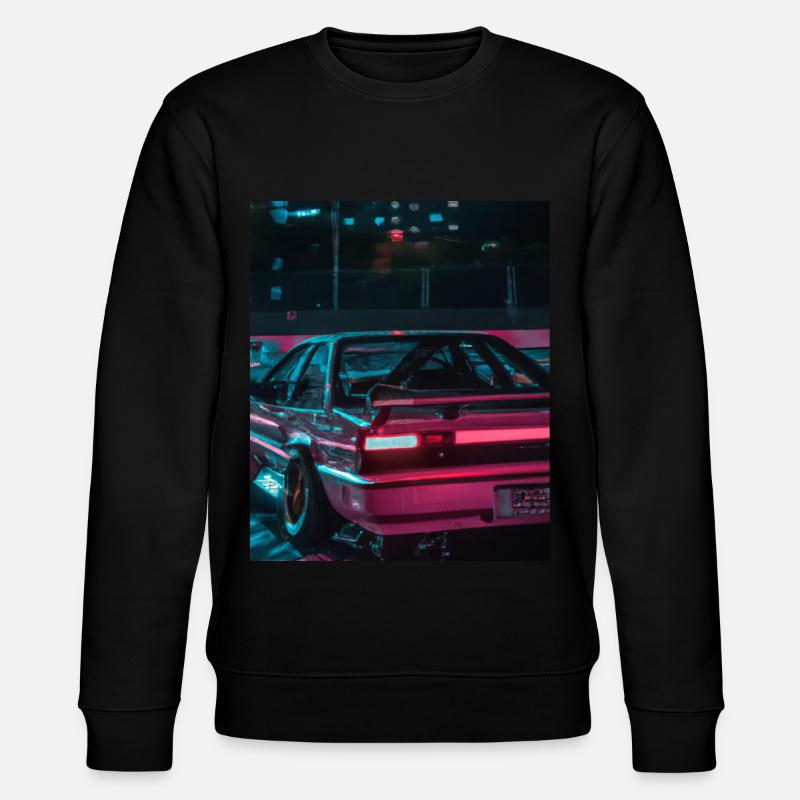 Vaporwave Esthétique Synthwave Car - Sweat bio CHANGER Stanley/Stella Unisexe - noir
