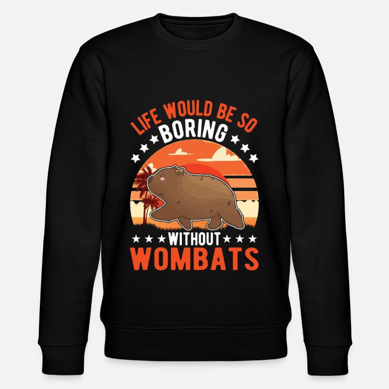 Wombat australien - Sweat bio CHANGER Stanley/Stella Unisexe - noir