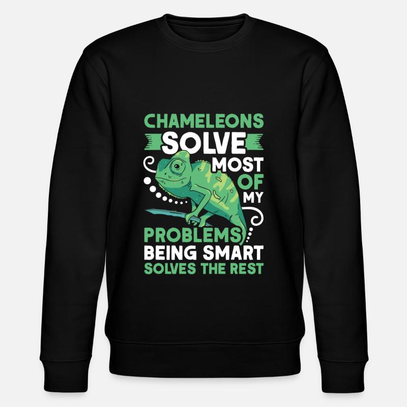 Caméléon Cadeau Caméléon - Sweat bio CHANGER Stanley/Stella Unisexe - noir