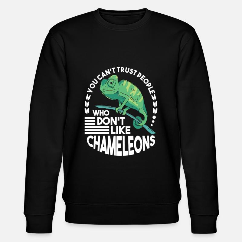 Caméléon Cadeau Caméléon - Sweat bio CHANGER Stanley/Stella Unisexe - noir