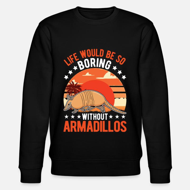 Armadillo Gift Armadillo - Stanley/Stella CHANGER Unisex Organic Sweatshirt - black