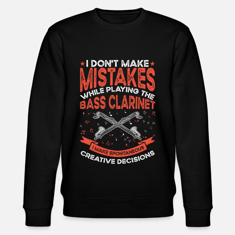 Clarinette basse Choix créatifs - Sweat bio CHANGER Stanley/Stella Unisexe - noir