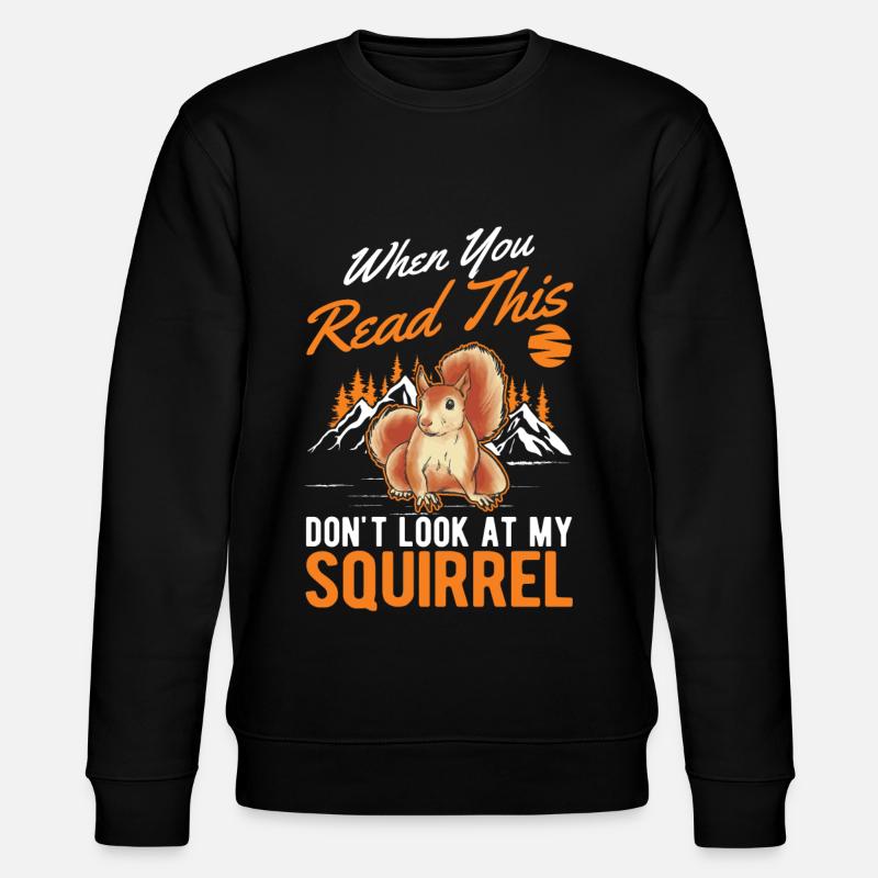 Écureuil Cadeau Écureuil Gris - Sweat bio CHANGER Stanley/Stella Unisexe - noir