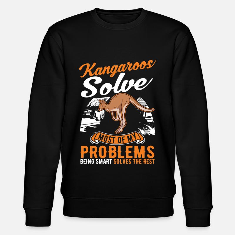 Kangourou Australie Kangourou - Sweat bio CHANGER Stanley/Stella Unisexe - noir