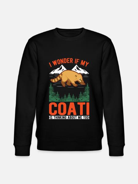 Coati Cadeau Coati Proboscis - Sweat bio CHANGER Stanley/Stella Unisexe - noir