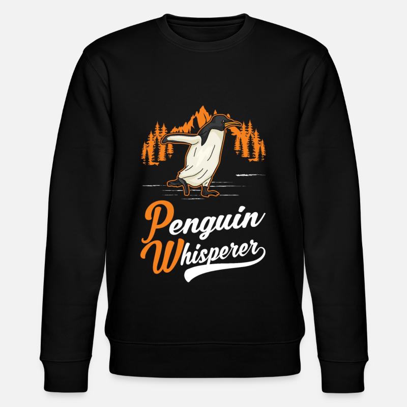 Pingouin Whisperer Pingouin - Sweat bio CHANGER Stanley/Stella Unisexe - noir