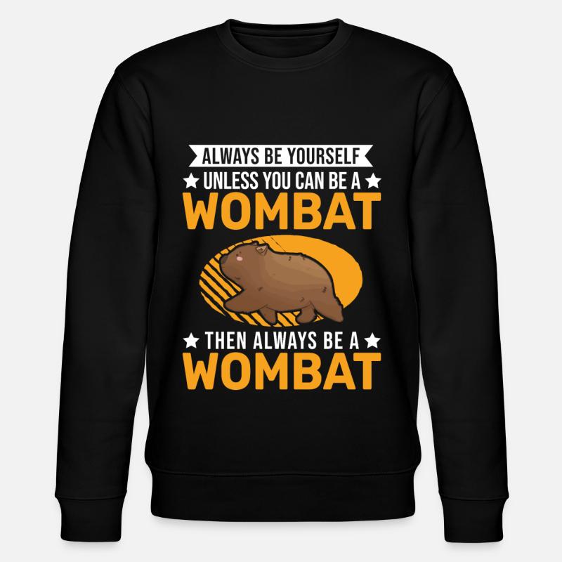 Soyez toujours vous-même Wombat - Sweat bio CHANGER Stanley/Stella Unisexe - noir