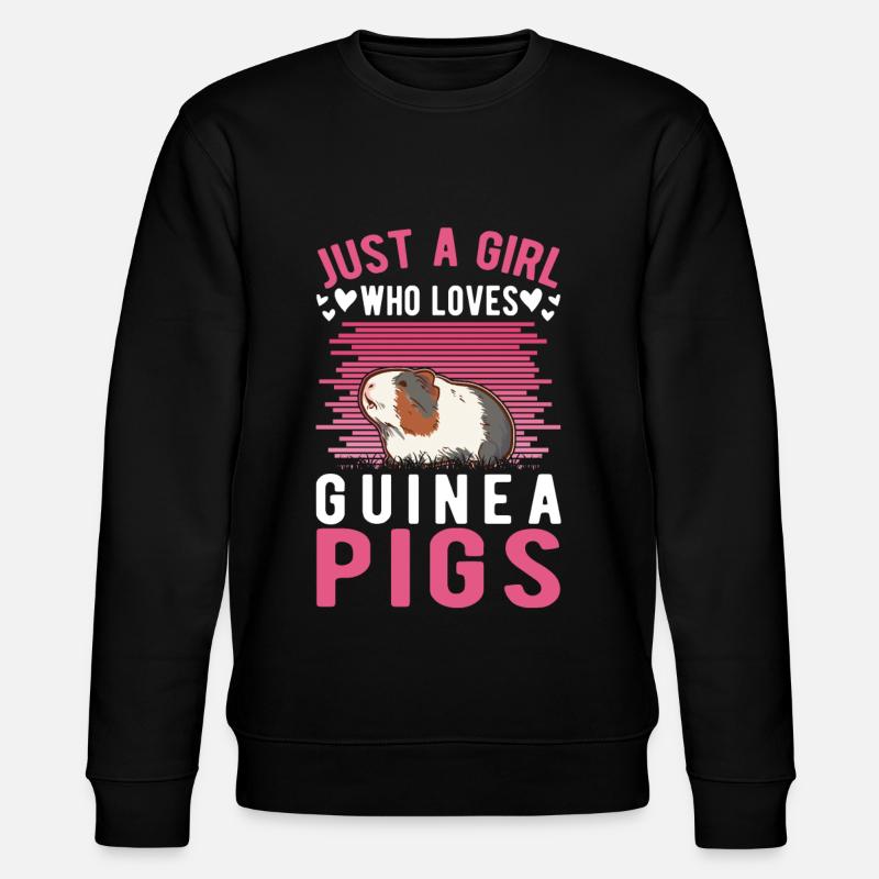Fille cochon d’Inde - Sweat bio CHANGER Stanley/Stella Unisexe - noir