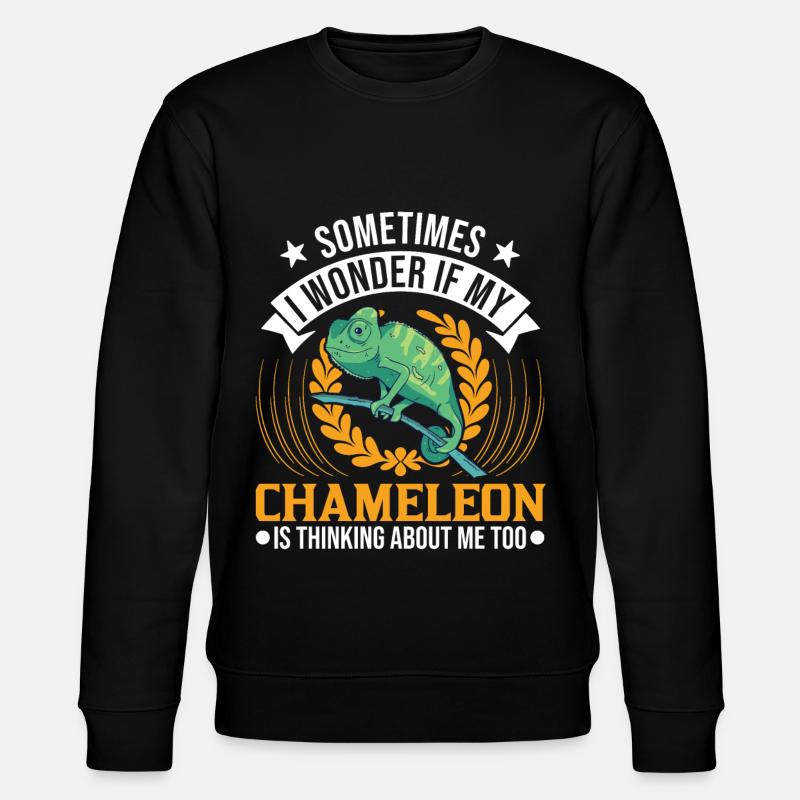 Caméléon Cadeau Caméléon - Sweat bio CHANGER Stanley/Stella Unisexe - noir