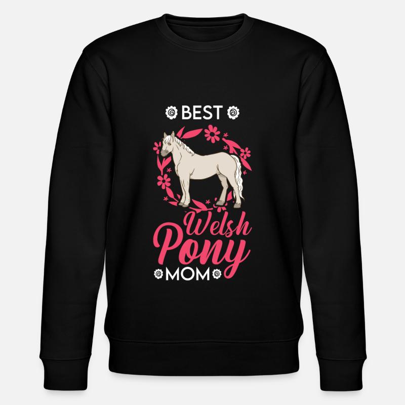 Best Welsh Pony Mom - Stanley/Stella Unisex Bio-Sweatshirt CHANGER  - Schwarz