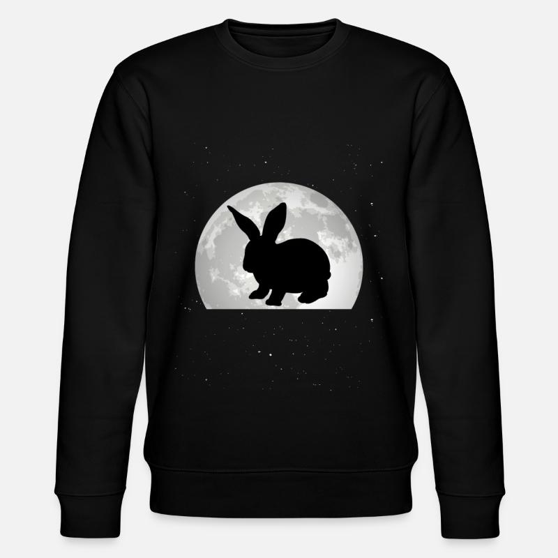 Lapin Lune Lapin Lapin - Sweat bio CHANGER Stanley/Stella Unisexe - noir