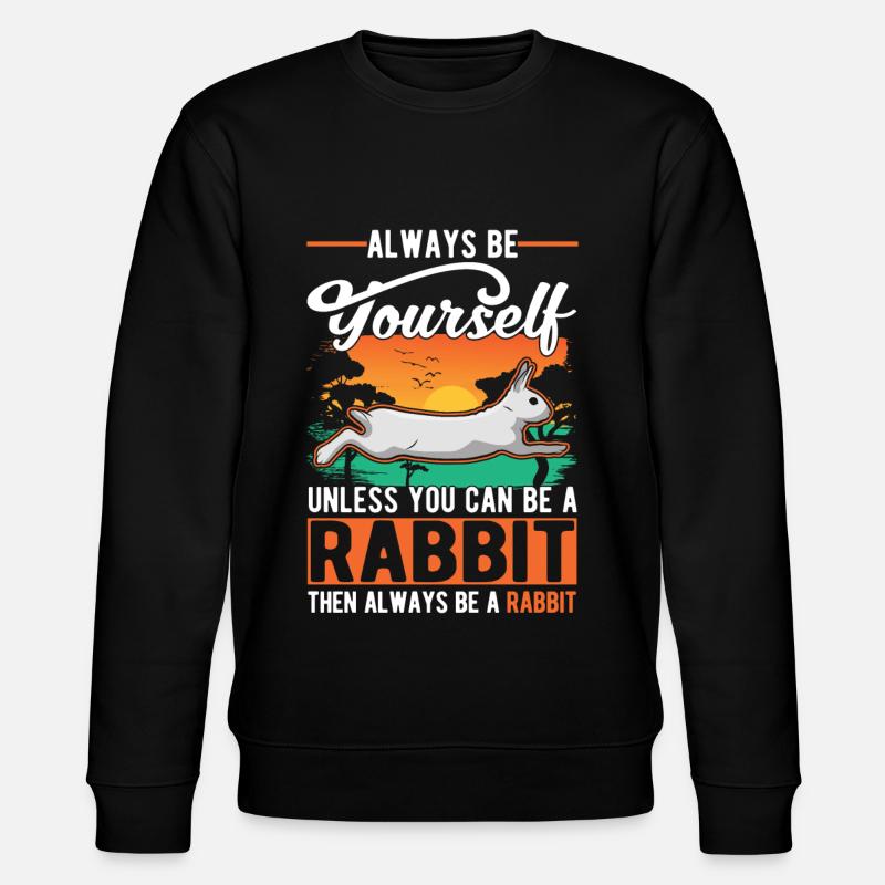 Lapin lapin lapin lapin - Sweat bio CHANGER Stanley/Stella Unisexe - noir
