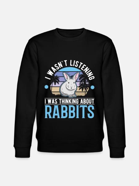 Lapin lapin lapin lapin - Sweat bio CHANGER Stanley/Stella Unisexe - noir