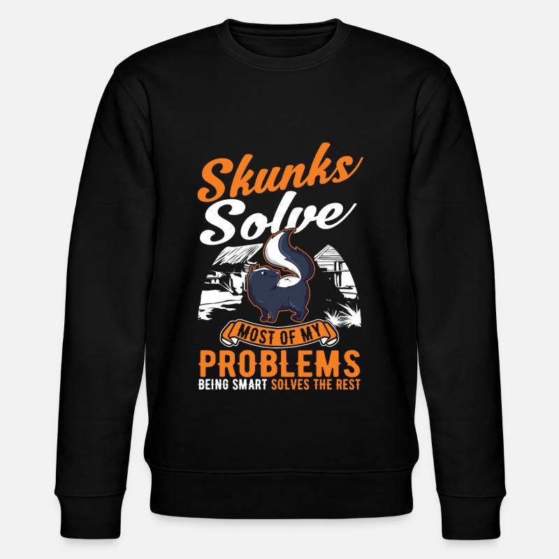 Skunk Lover - Stanley/Stella CHANGER Unisex Organic Sweatshirt - black