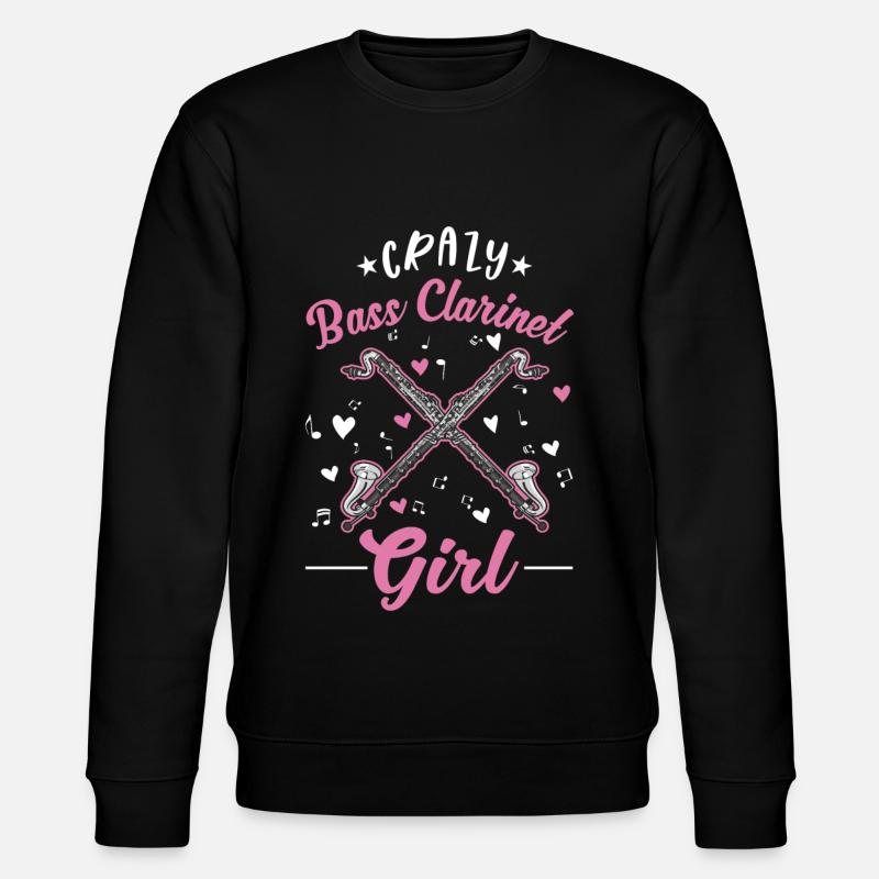 Clarinette basse folle - Sweat bio CHANGER Stanley/Stella Unisexe - noir