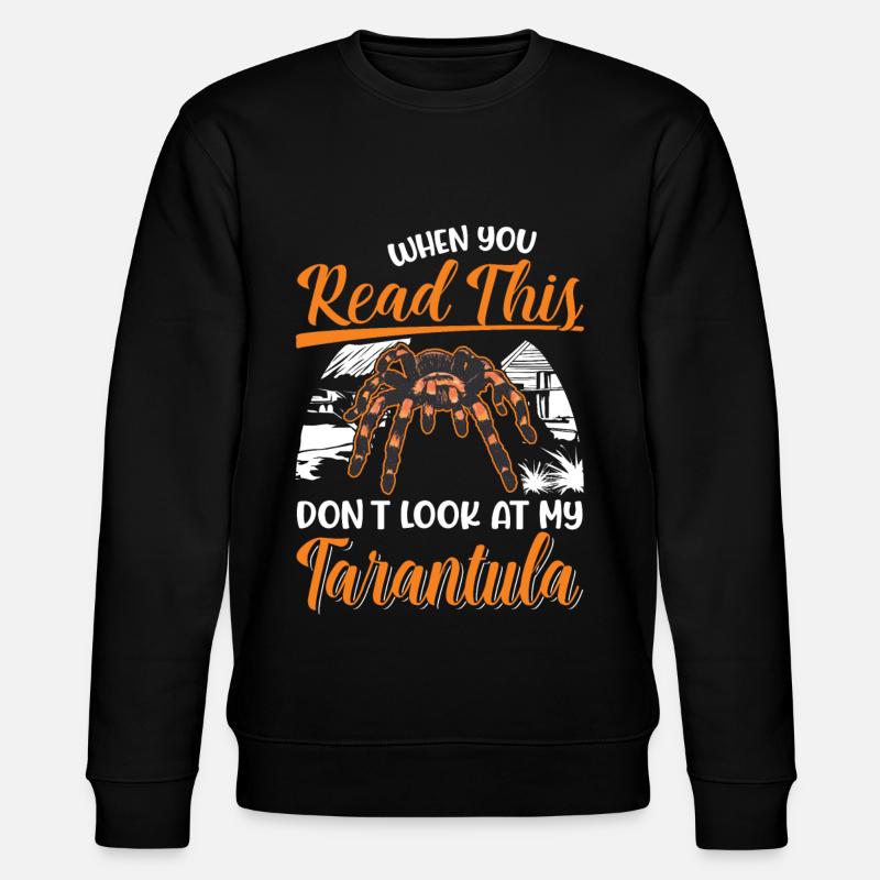 Tarantel Geschenk Spinne Tarantula - Stanley/Stella Unisex Bio-Sweatshirt CHANGER  - Schwarz