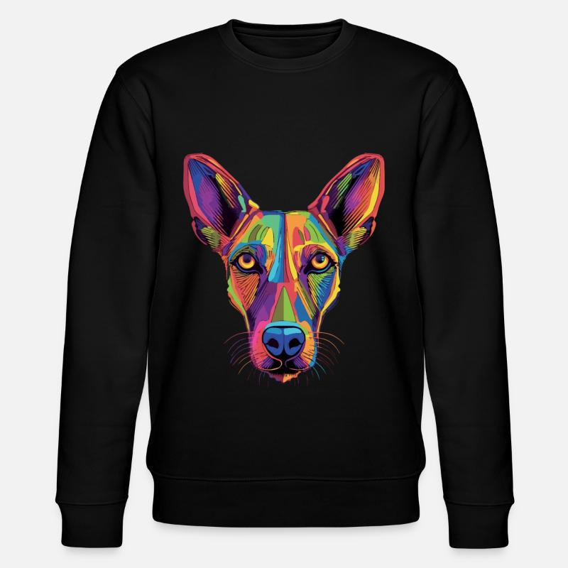 Malinois Belgian Shepherd - Stanley/Stella CHANGER Unisex Organic Sweatshirt - black