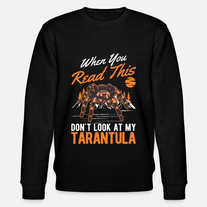 Tarantula Gift Spider Tarantula - Stanley/Stella CHANGER Unisex Organic Sweatshirt - black