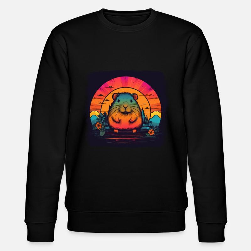 Capybara Gift Capybara - Stanley/Stella CHANGER Unisex Organic Sweatshirt - black