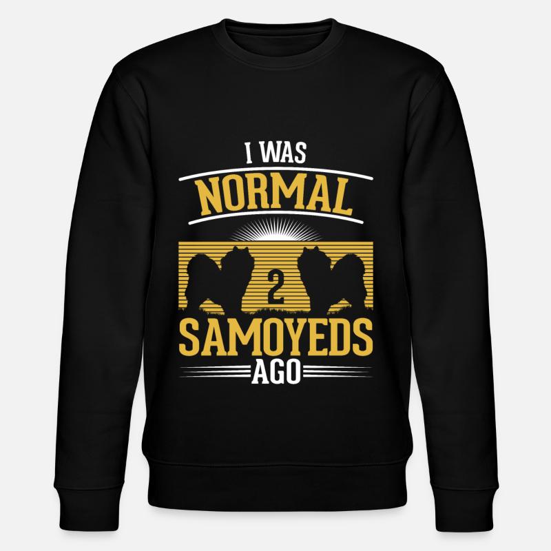 Samoyed Sled Dog Samoyed - Stanley/Stella CHANGER Unisex Organic Sweatshirt - black