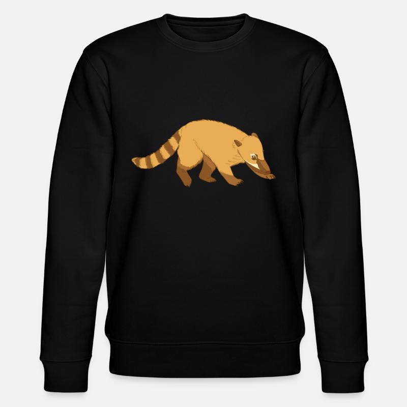Nasenbär Coati - Stanley/Stella Unisex Bio-Sweatshirt CHANGER  - Schwarz