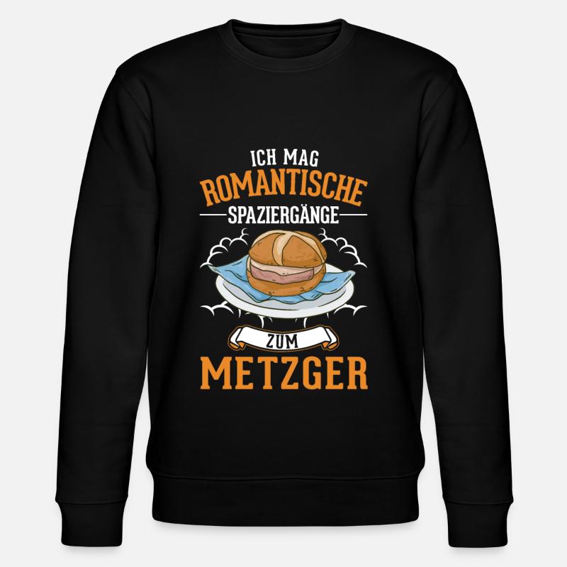 Leberkas Leberkäse Fleischkäse - Stanley/Stella Unisex Bio-Sweatshirt CHANGER - Schwarz