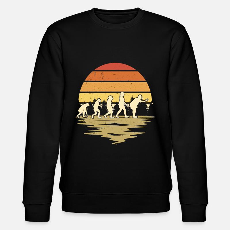 Boccia Evolution Boule Pétanque - Sweat bio CHANGER Stanley/Stella Unisexe - noir