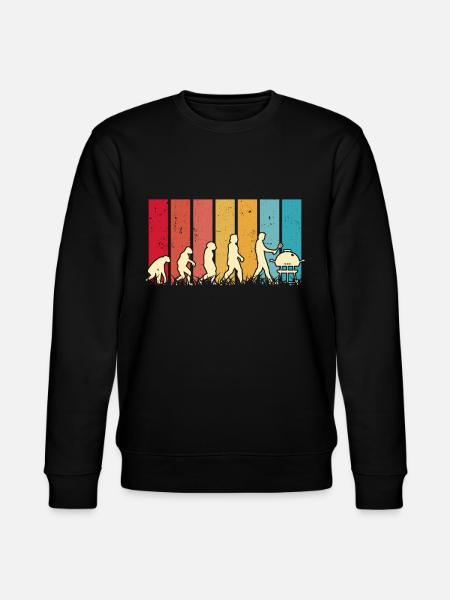 Grill Evolution Bratwurst Grillen - Stanley/Stella Unisex Bio-Sweatshirt CHANGER - Schwarz