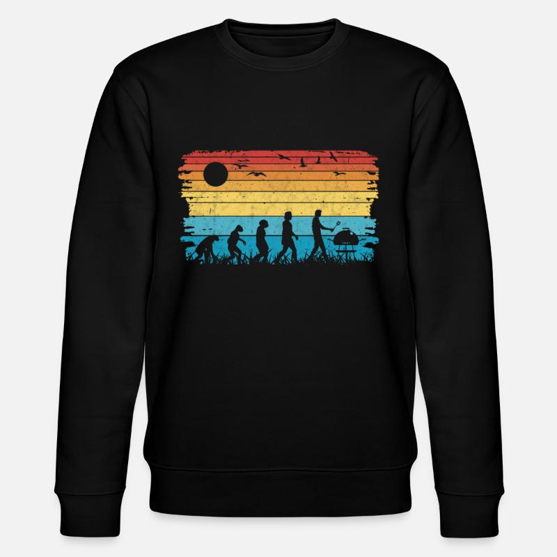 Grill Evolution Bratwurst Grillen - Sweat bio CHANGER Stanley/Stella Unisexe - noir