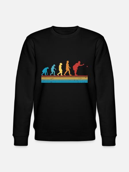 Boccia Evolution Boule Petanque - Stanley/Stella Unisex Bio-Sweatshirt CHANGER - Schwarz