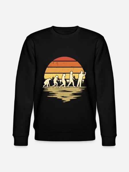 Dart Evolution Darter Dartpfeile - Stanley/Stella Unisex Bio-Sweatshirt CHANGER  - Schwarz