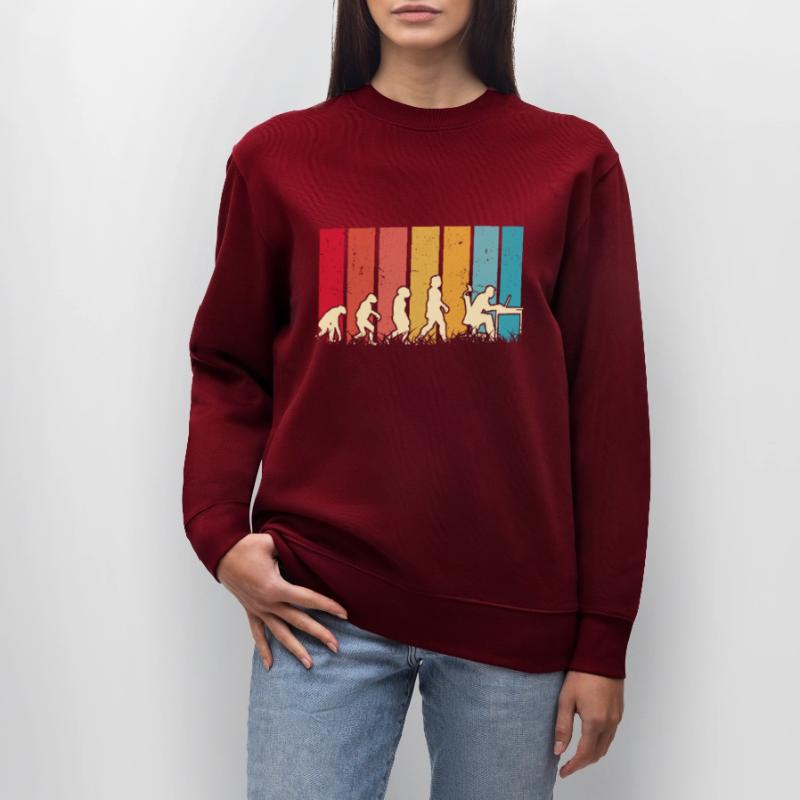 Computer Scientist Evolution Programmer Nerd Stanley/Stella CHANGER Unisex Organic Sweatshirt