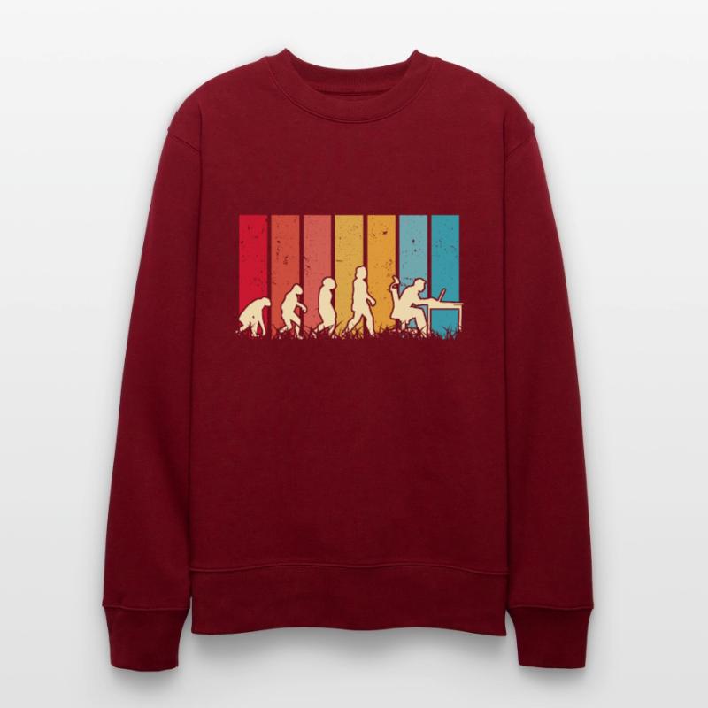 Informatiker Evolution Programmierer Nerd Stanley/Stella Unisex Bio-Sweatshirt CHANGER 