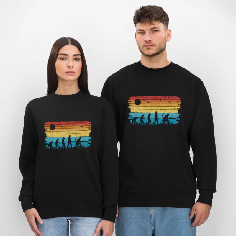 Informatiker Evolution Programmierer Nerd Stanley/Stella Unisex Bio-Sweatshirt CHANGER 