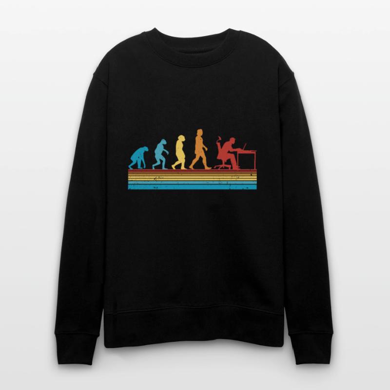 Informatiker Evolution Programmierer Nerd Stanley/Stella Unisex Bio-Sweatshirt CHANGER 