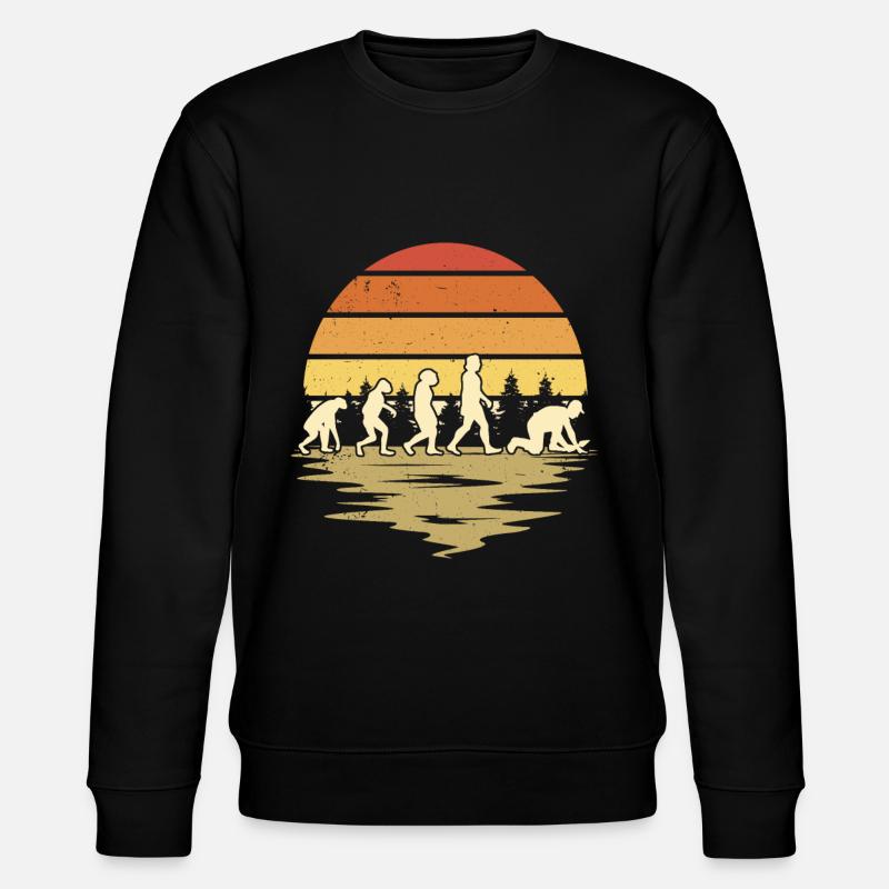 Fliesenleger Evolution Retro - Stanley/Stella Unisex Bio-Sweatshirt CHANGER - Schwarz