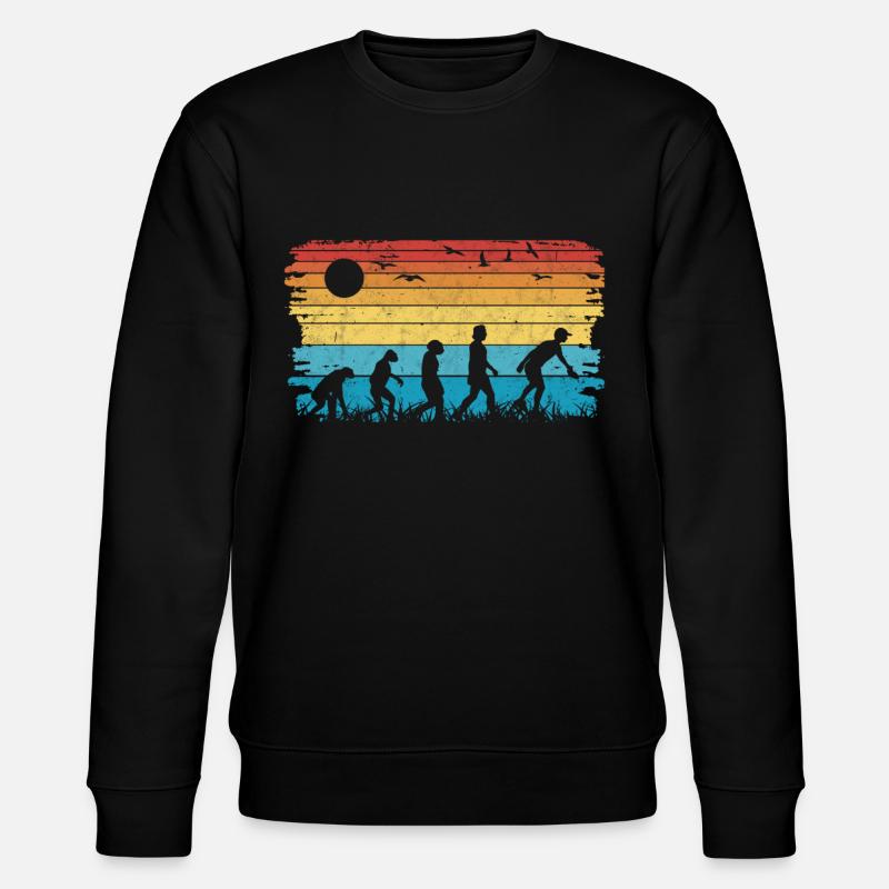 Joueur de pickleball Evolution - Sweat bio CHANGER Stanley/Stella Unisexe - noir