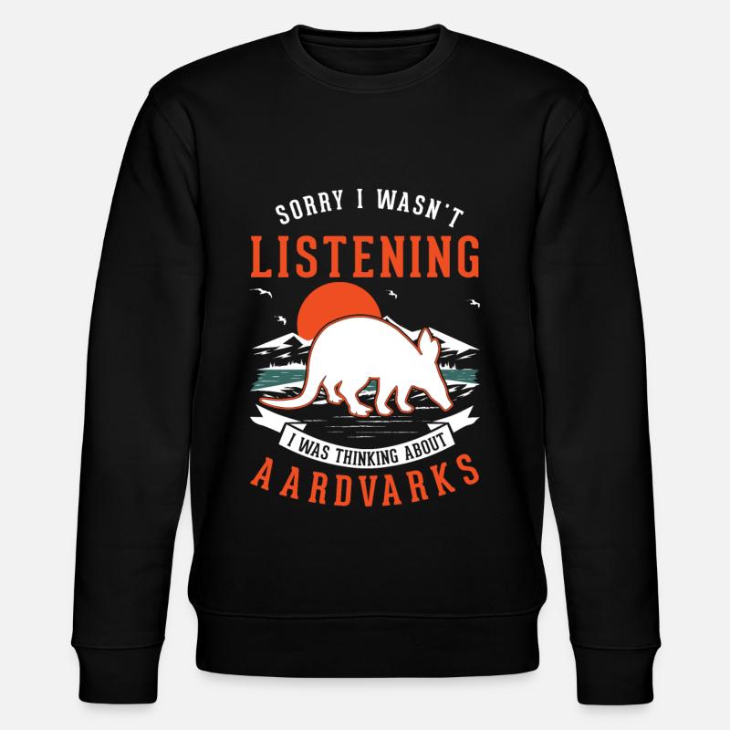 Aardvark Gift Aardvark - Stanley/Stella CHANGER Unisex Organic Sweatshirt - black