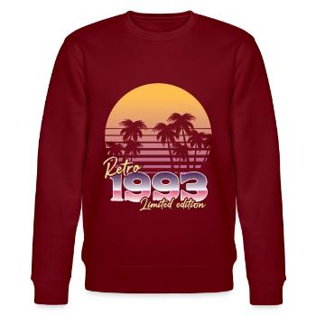 SW 1993 rétro édition limitée - Sweat bio CHANGER Stanley/Stella Unisexe - bordeaux - Devant - Nik (191cm) & Marisol (170cm)