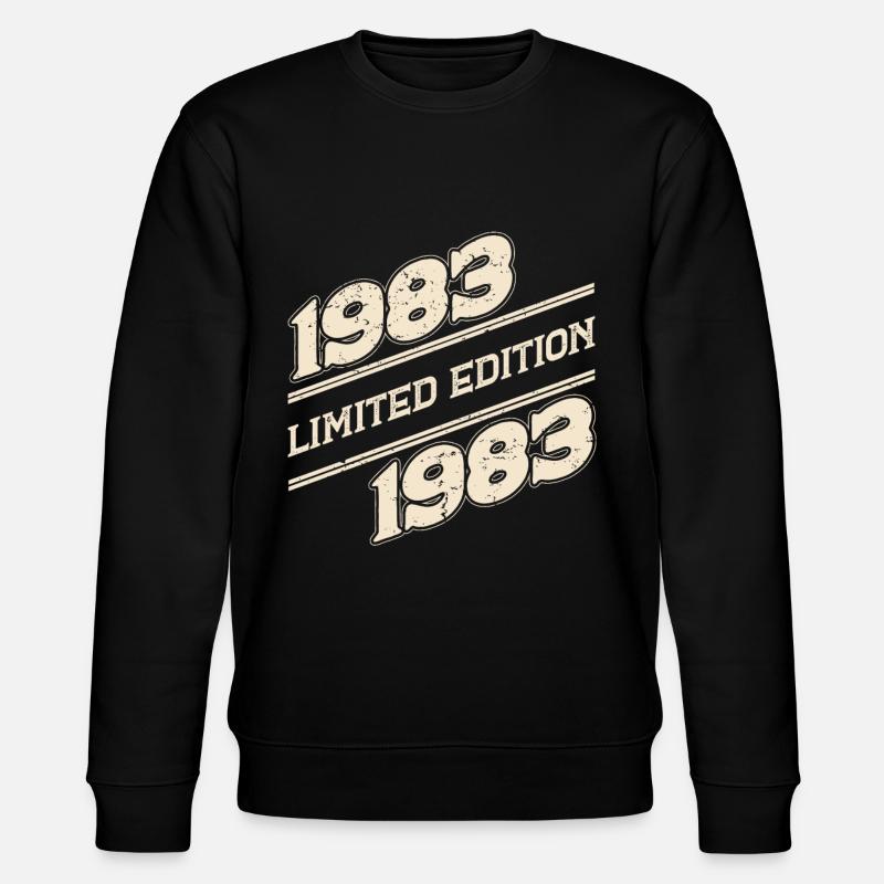 BC 1983 Édition limitée - Sweat bio CHANGER Stanley/Stella Unisexe - noir