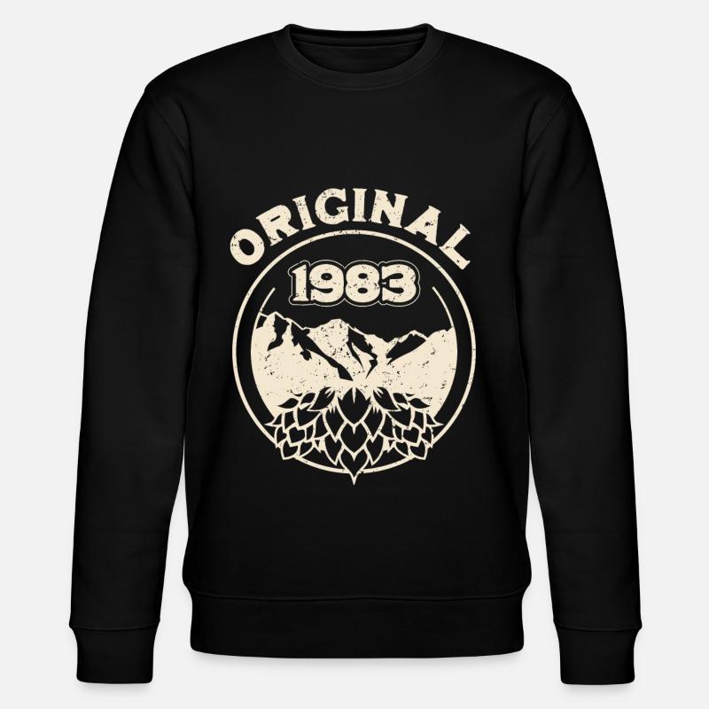 BC 1983 Original - Sweat bio CHANGER Stanley/Stella Unisexe - noir