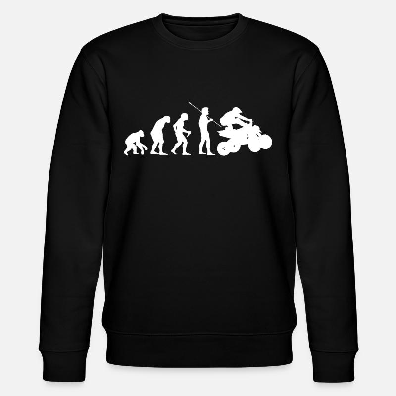 Quad Fahrer Quad Biker Evolution - Stanley/Stella Unisex Bio-Sweatshirt CHANGER - Schwarz