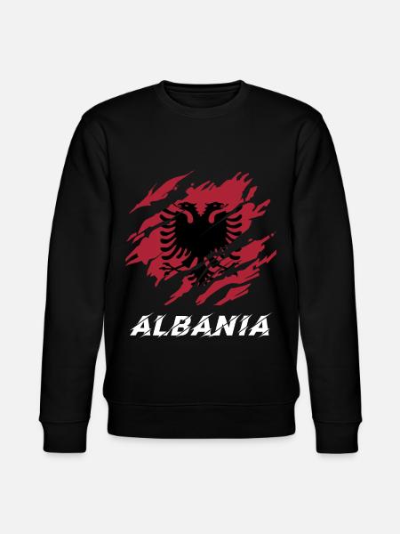 shqiptar - Stanley/Stella CHANGER Unisex Organic Sweatshirt - black