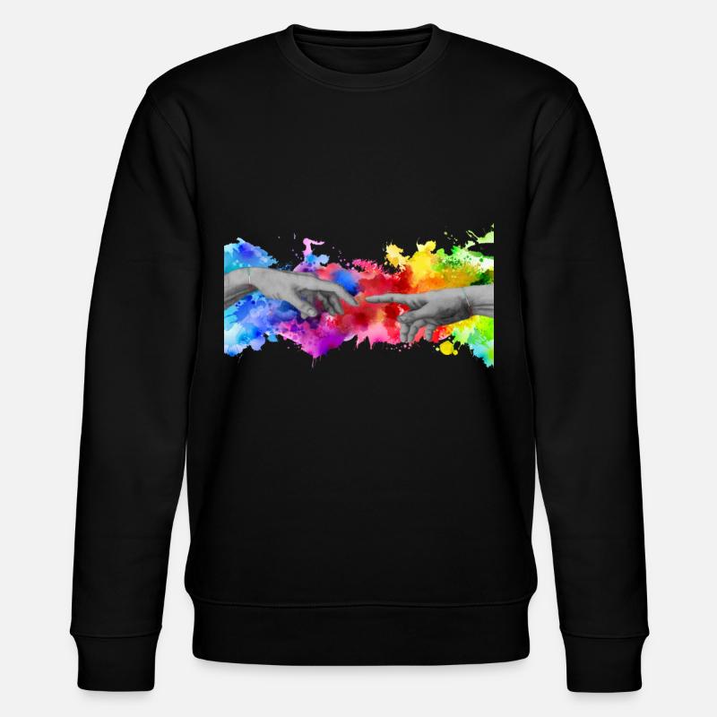 Michi Mode Trend Style Cool - Stanley/Stella CHANGER Unisex Organic Sweatshirt - black
