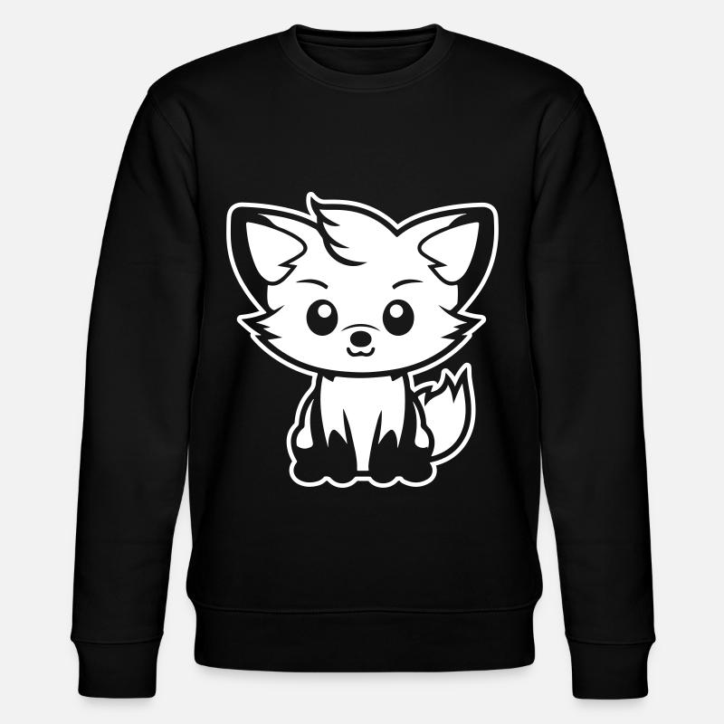 Bande dessinée Fox - Sweat bio CHANGER Stanley/Stella Unisexe - noir