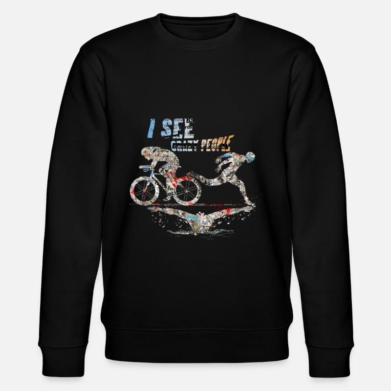 Triathlon - Stanley/Stella Unisex Bio-Sweatshirt CHANGER  - Schwarz